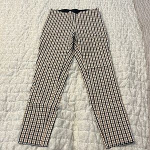 Plaid work pants